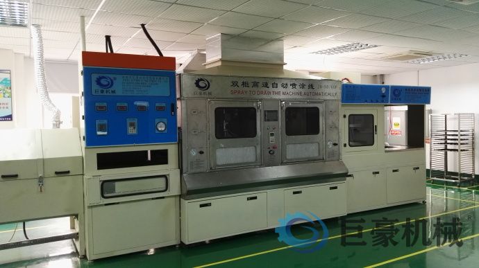 硅膠制品表面噴油設備